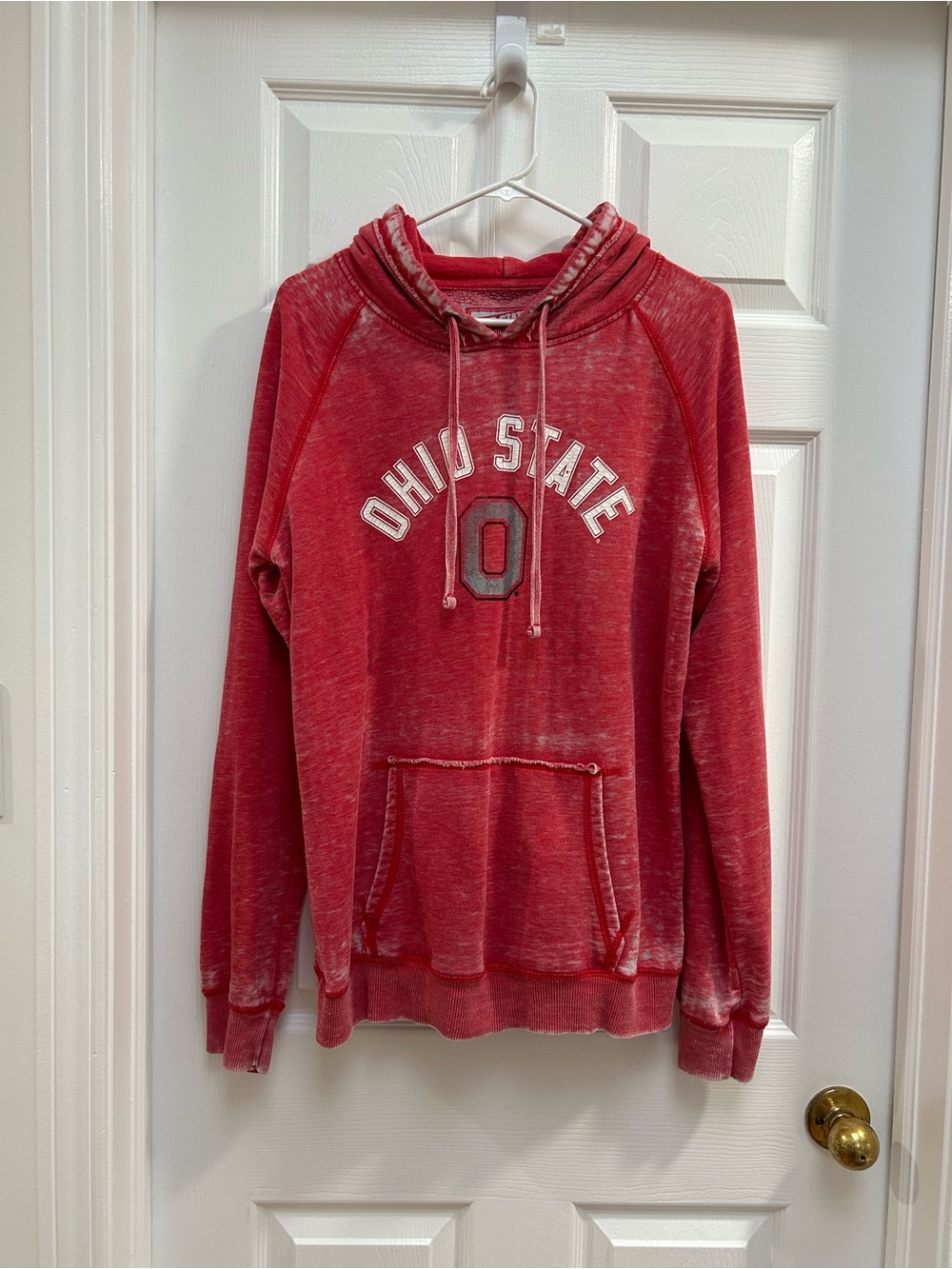 Ohio State Women's Red Crewneck Sweatshirt